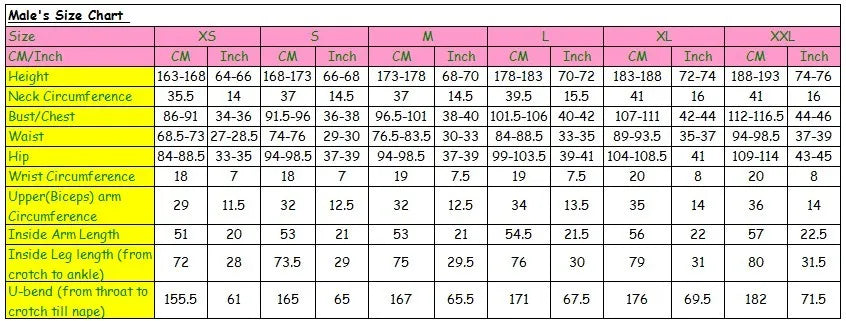 Catsuit Látex Negro Unisex