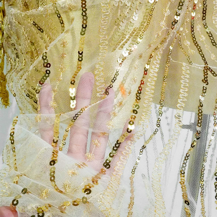 Set Dorado Cristales Top y Falda