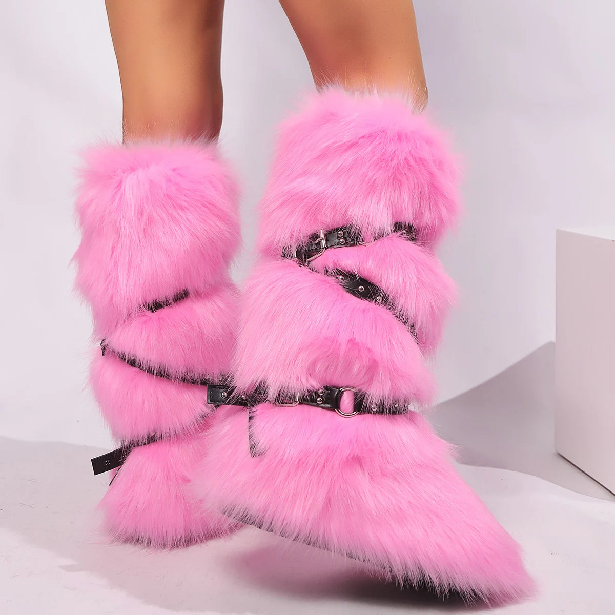 Botas Invierno Peluche Y2K