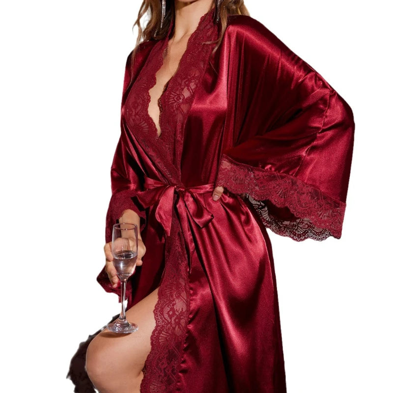 Bata Seda Encaje Elegante