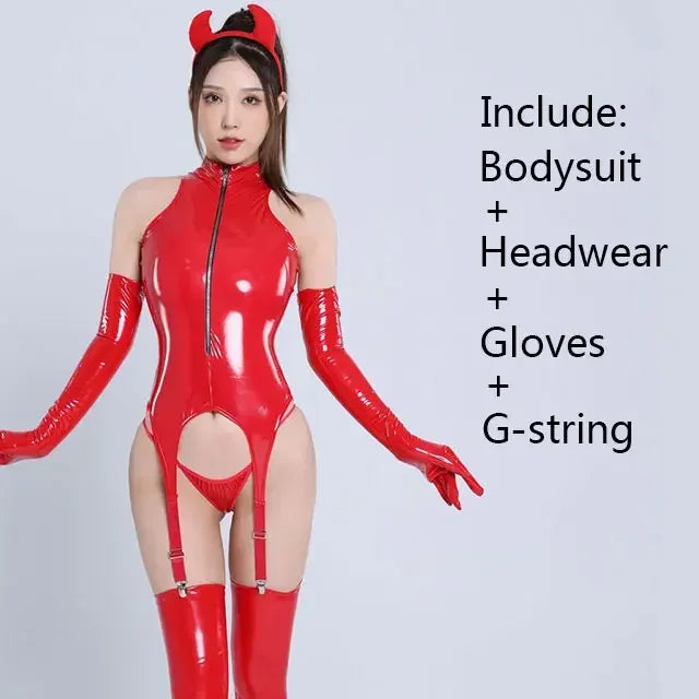 Catsuit Látex Demoníaco