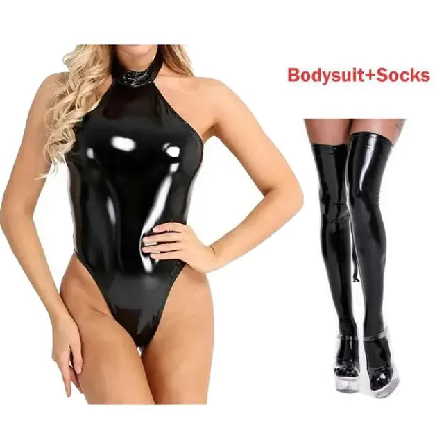 Catsuit Látex Completo Accesorios