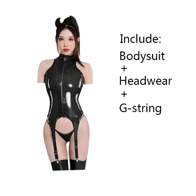 Catsuit Látex Demoníaco