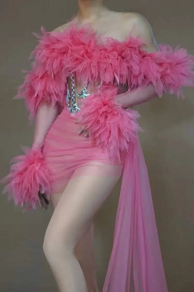 Set Rojo Lentejuelas Showgirl