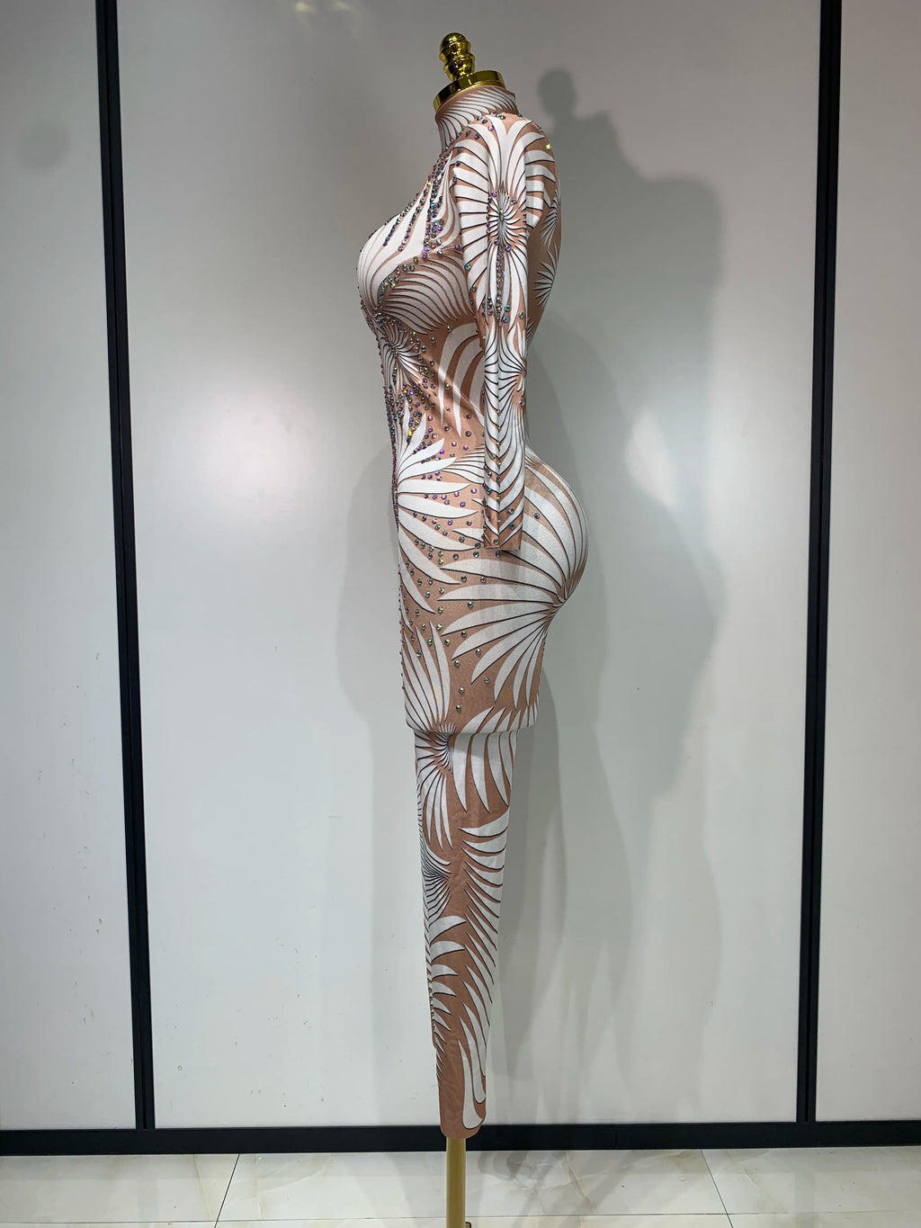 Jumpsuit Malla Diamantes Brillante