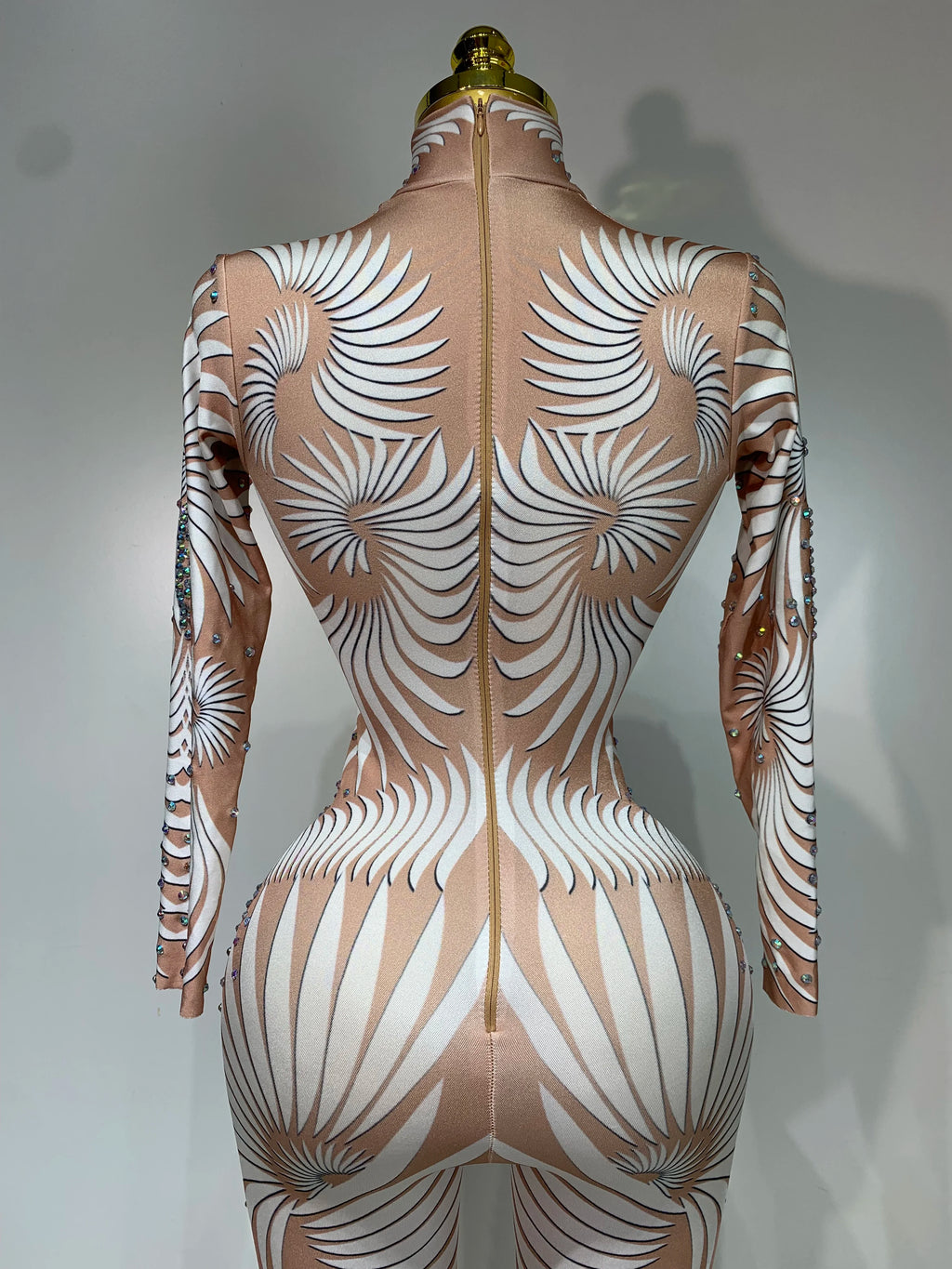 Jumpsuit Malla Diamantes Brillante