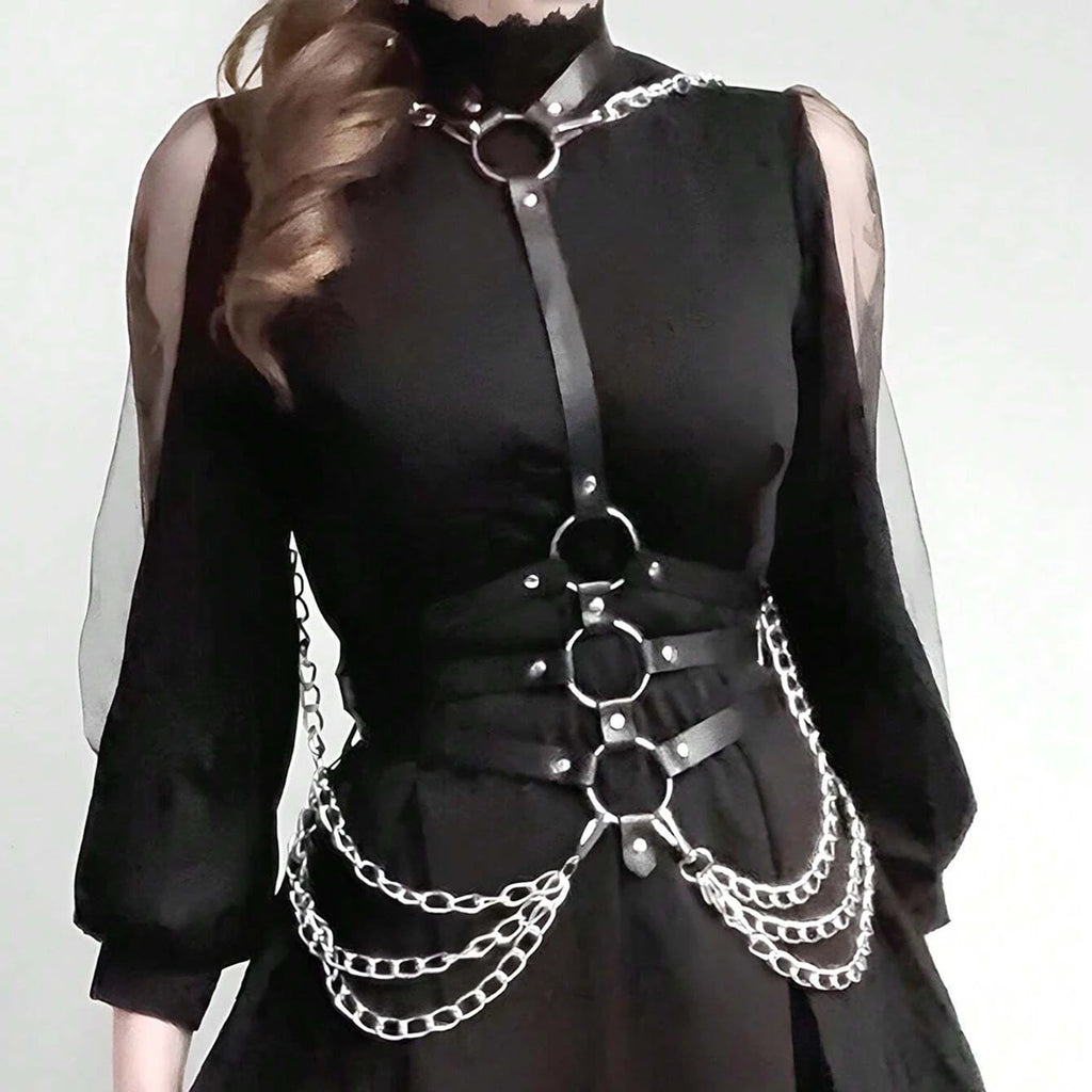 Cinturón Punk Cadenas