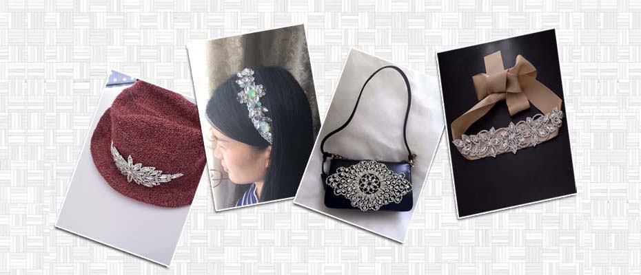 Collar Cadena Flecos Cristales AB