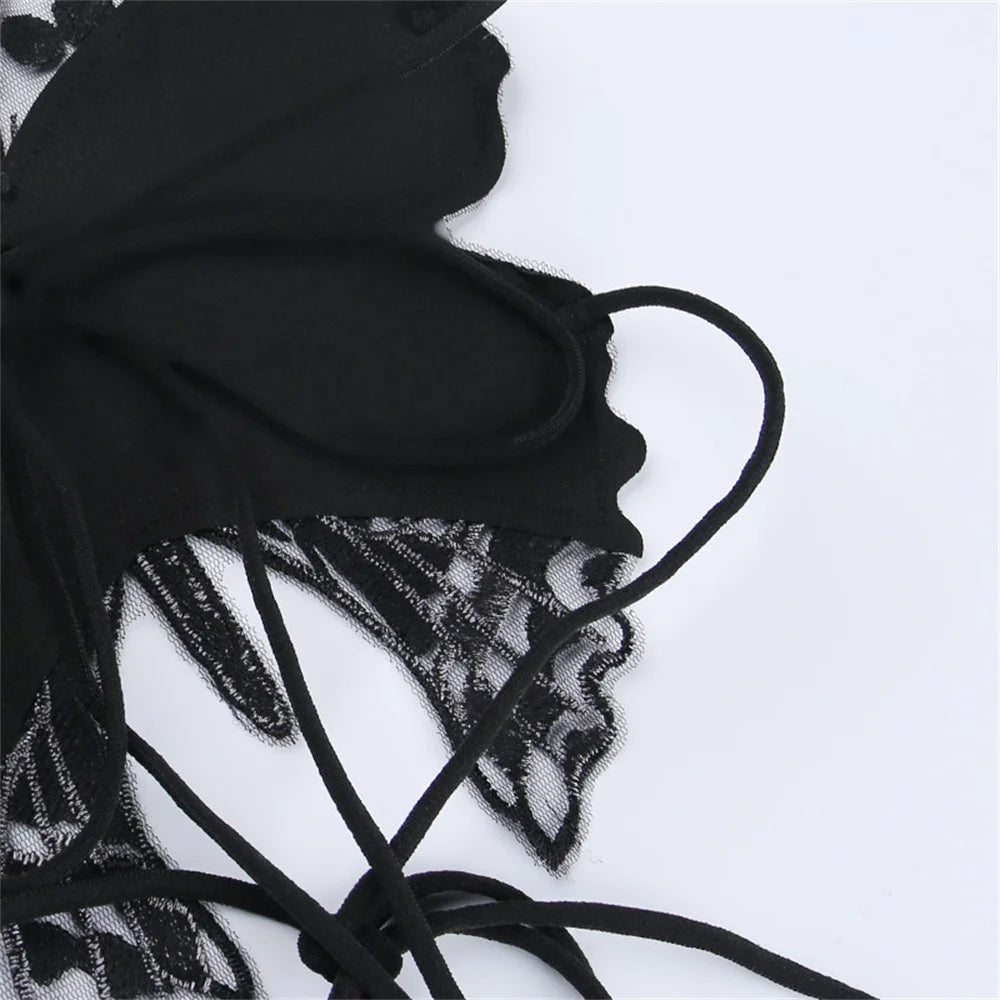 Top Encaje Mariposas