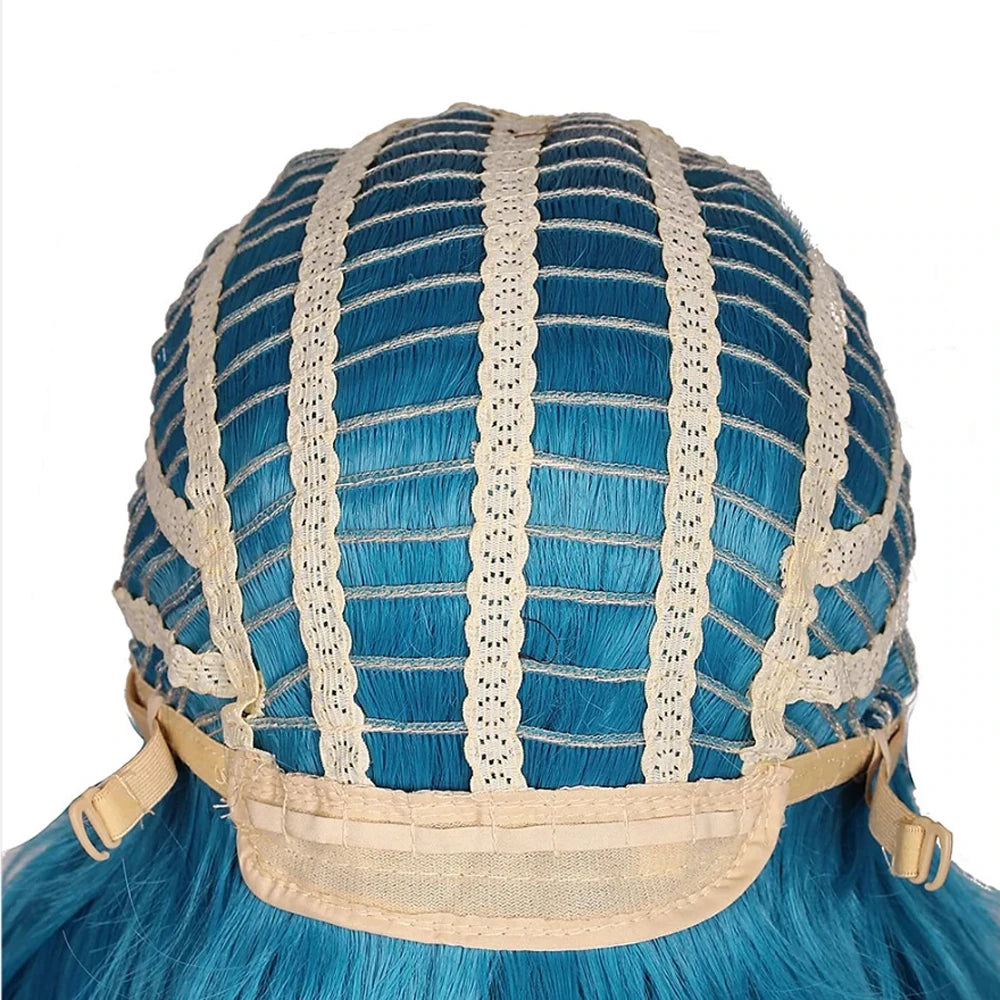 Peluca Rizos Largos Dos Coletas