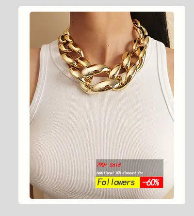 Choker Pedrería Corto Chunky