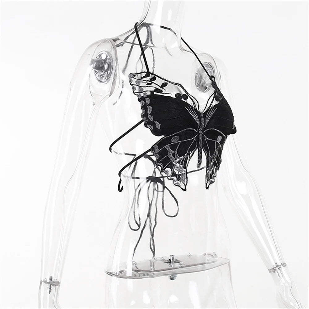 Top Encaje Mariposas