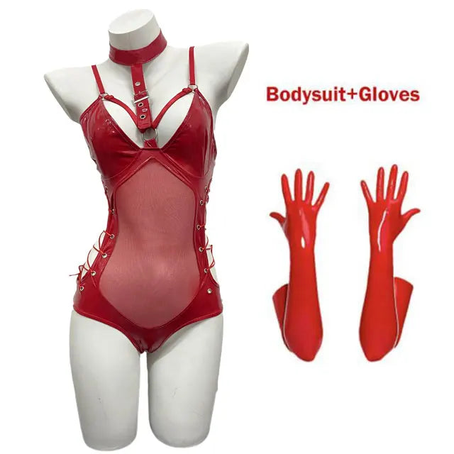 Catsuit Látex Completo Accesorios