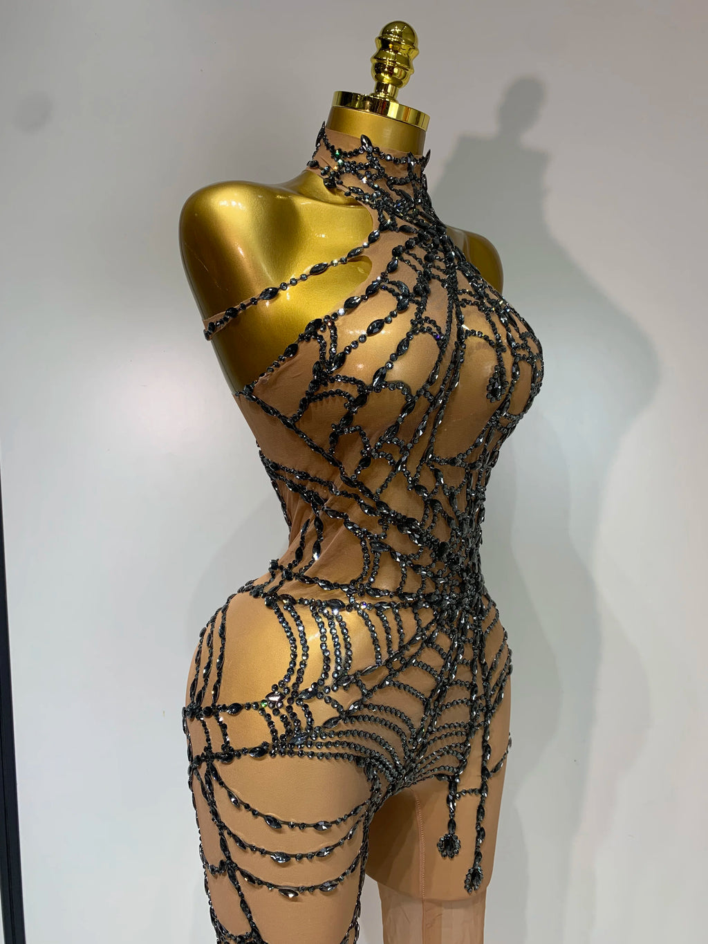 Jumpsuit Malla Diamantes Brillante