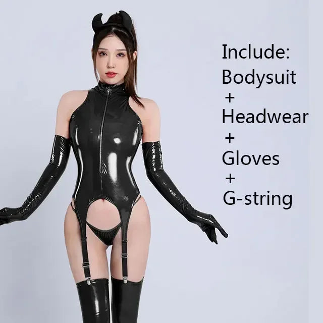 Catsuit Látex Demoníaco