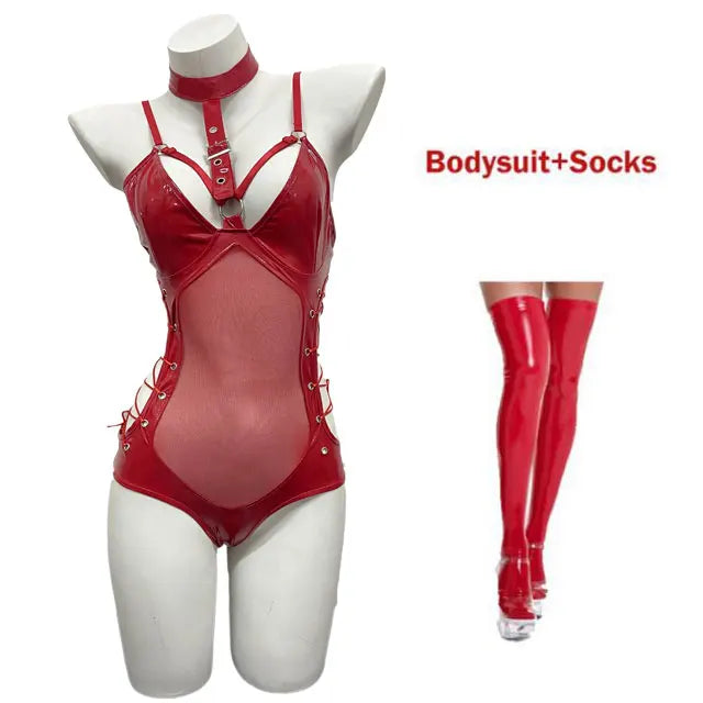 Catsuit Látex Completo Accesorios