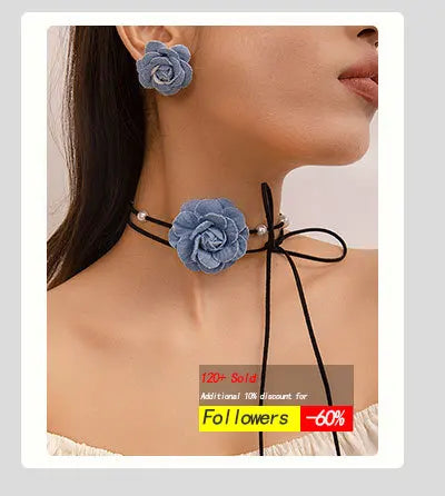 Choker Pedrería Corto Chunky