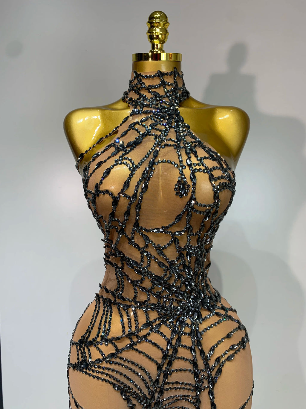 Jumpsuit Malla Diamantes Brillante