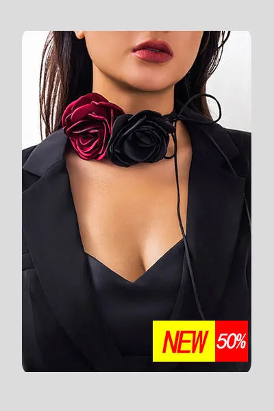 Choker Pedrería Corto Chunky