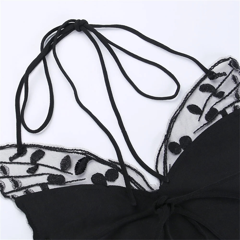 Top Encaje Mariposas