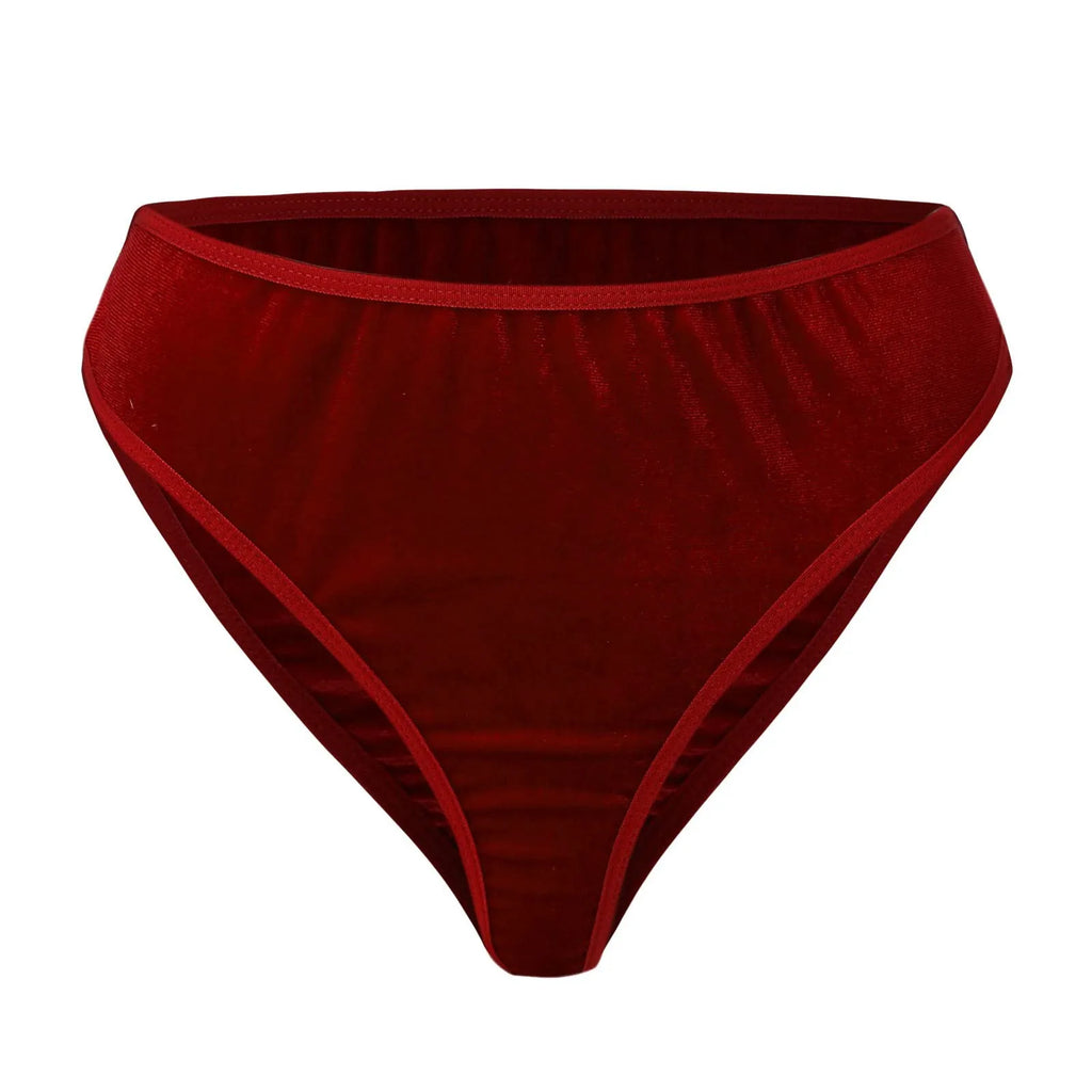 Corsé Navidad Terciopelo Rojo