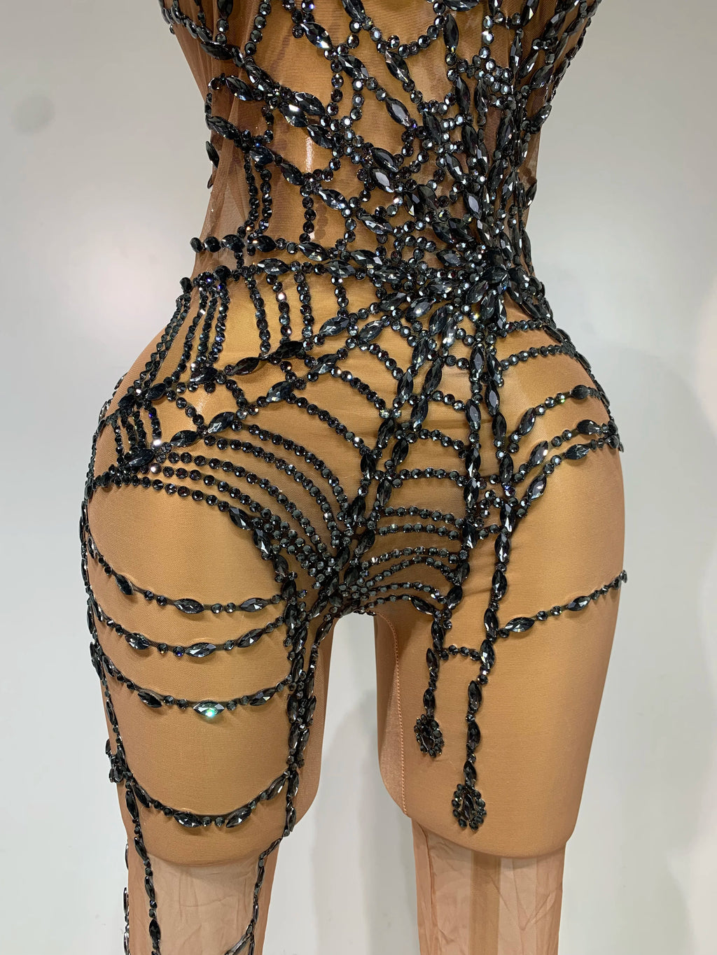 Jumpsuit Malla Diamantes Brillante