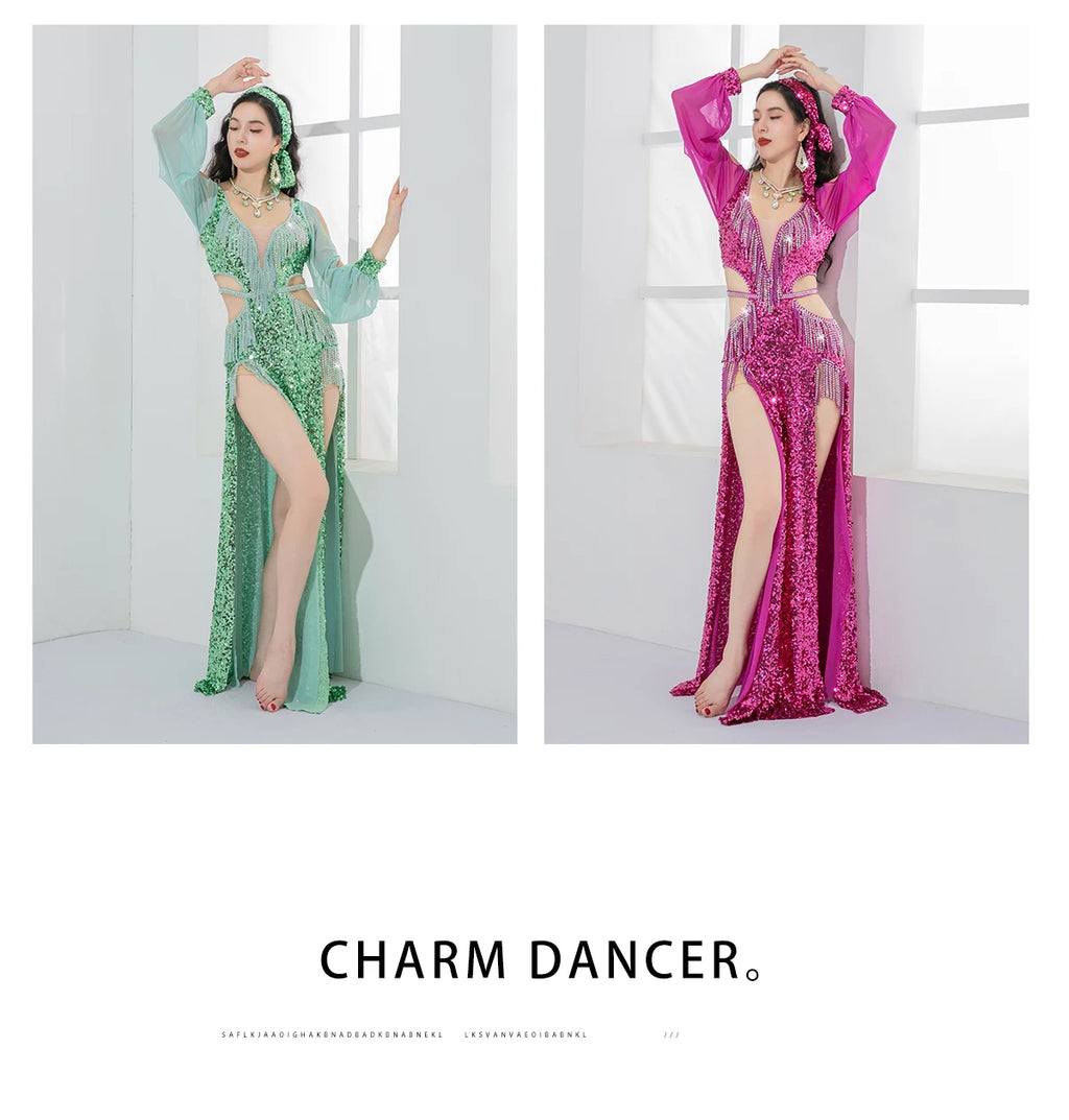 Vestido Danza Oriental Lentejuelas