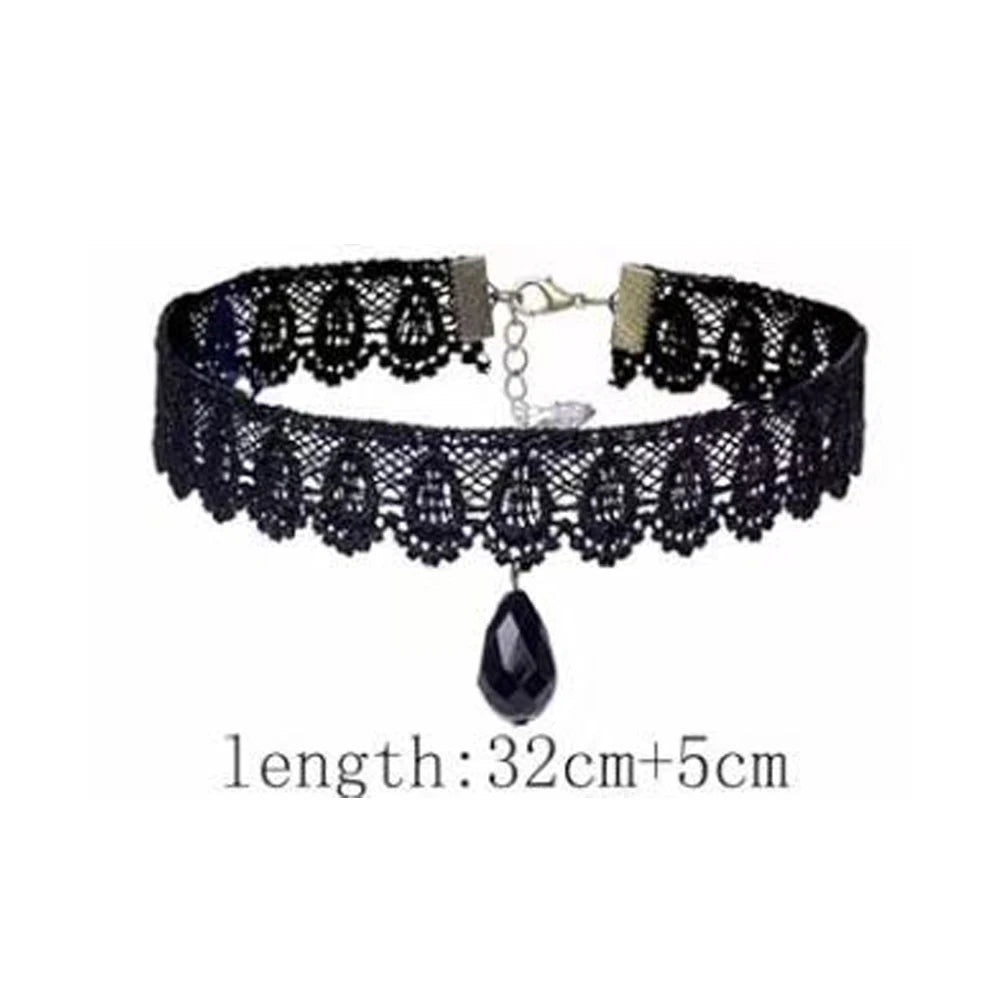 Gargantilla Encaje Gótico