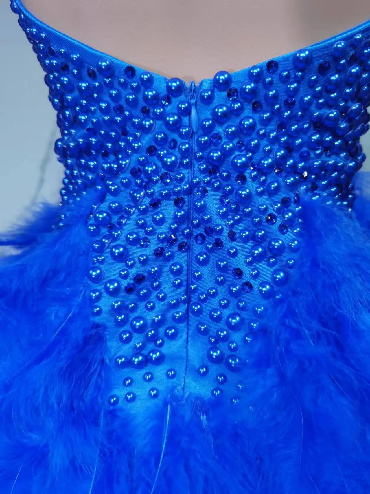 Vestido Danza Plumas