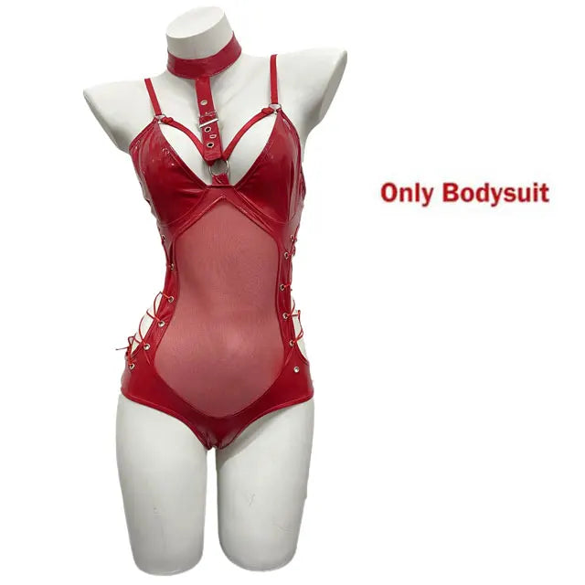 Catsuit Látex Completo Accesorios