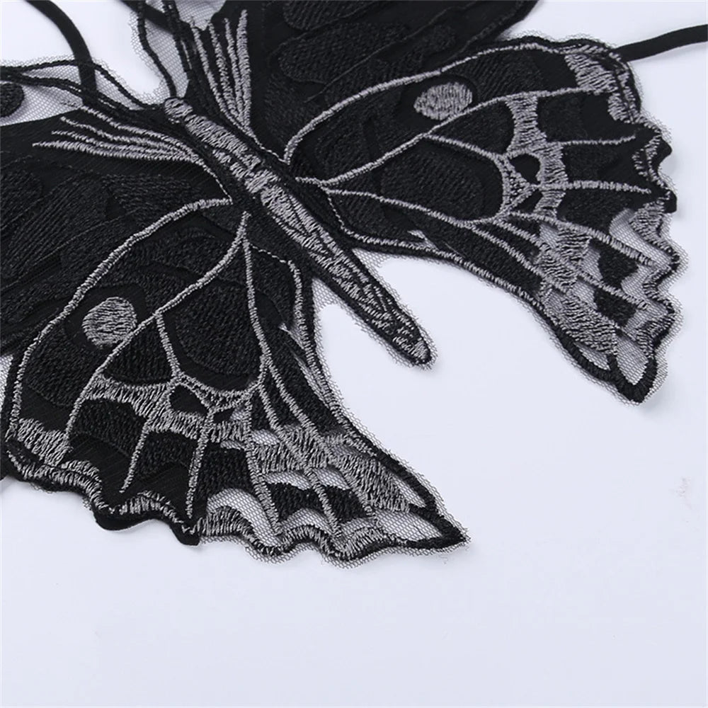 Top Encaje Mariposas