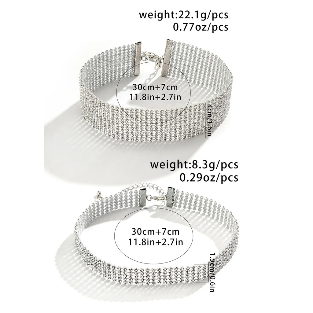 Choker Pedrería Corto Chunky