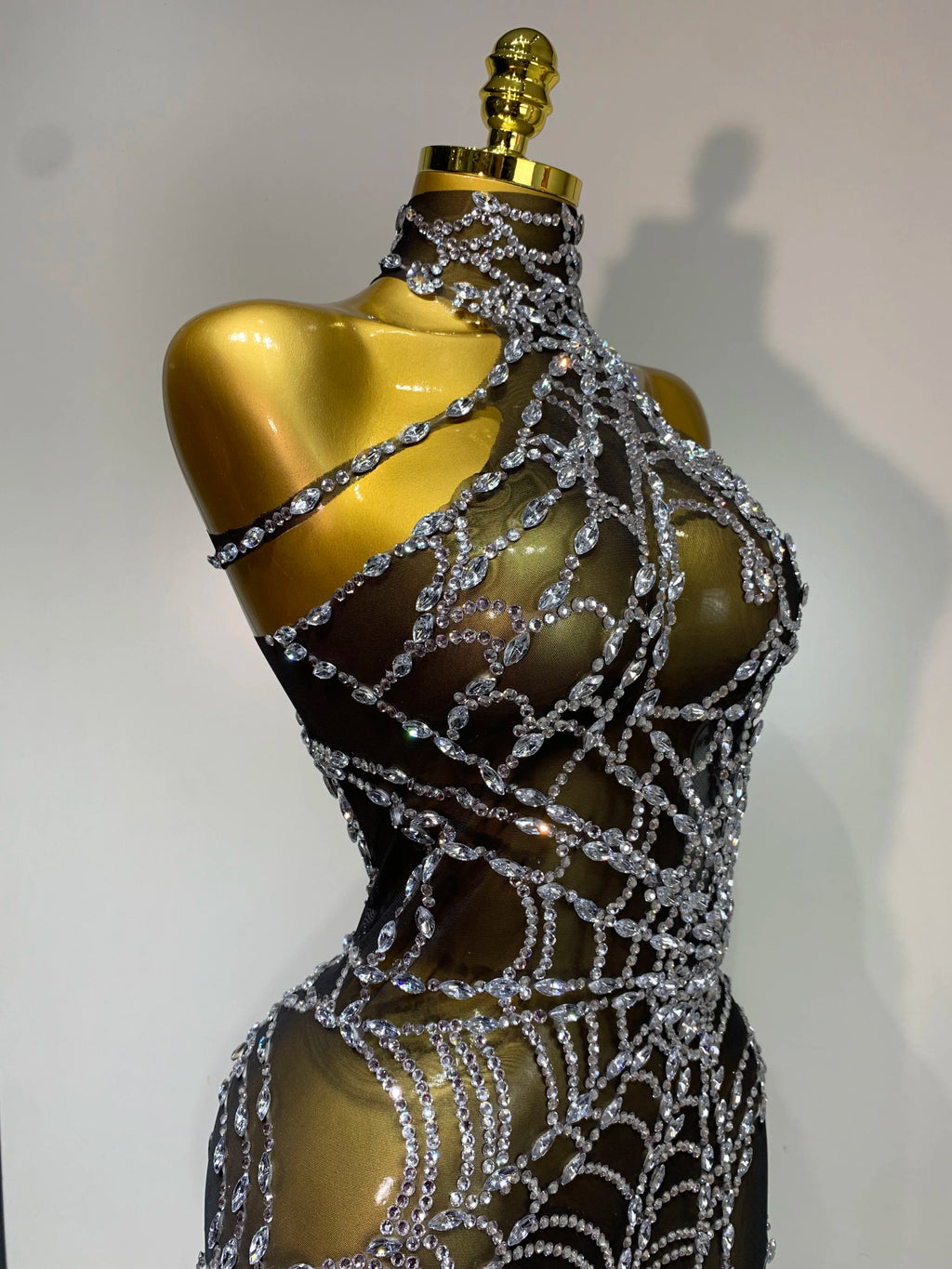 Jumpsuit Malla Diamantes Brillante