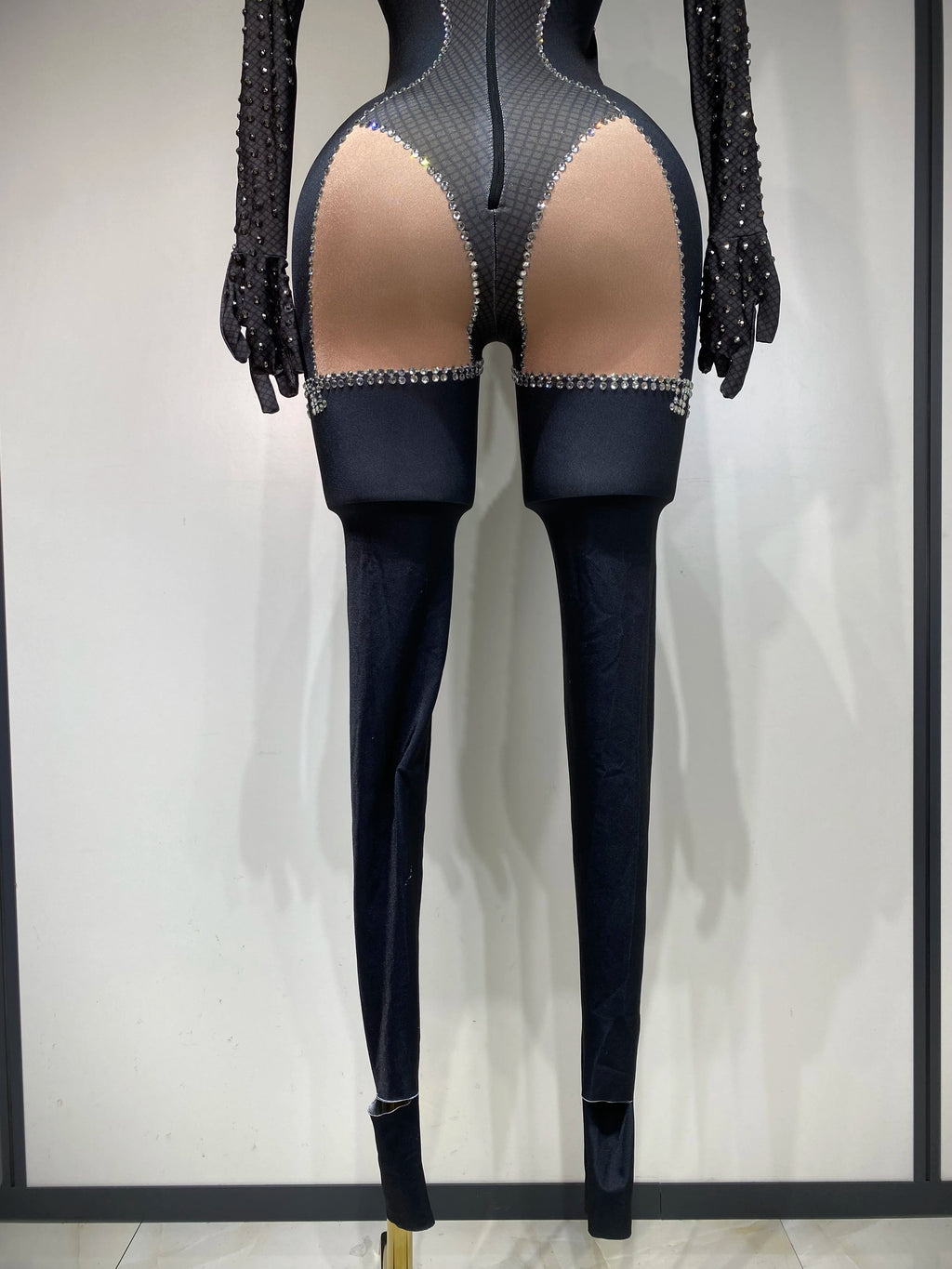 Jumpsuit Malla Diamantes Brillante