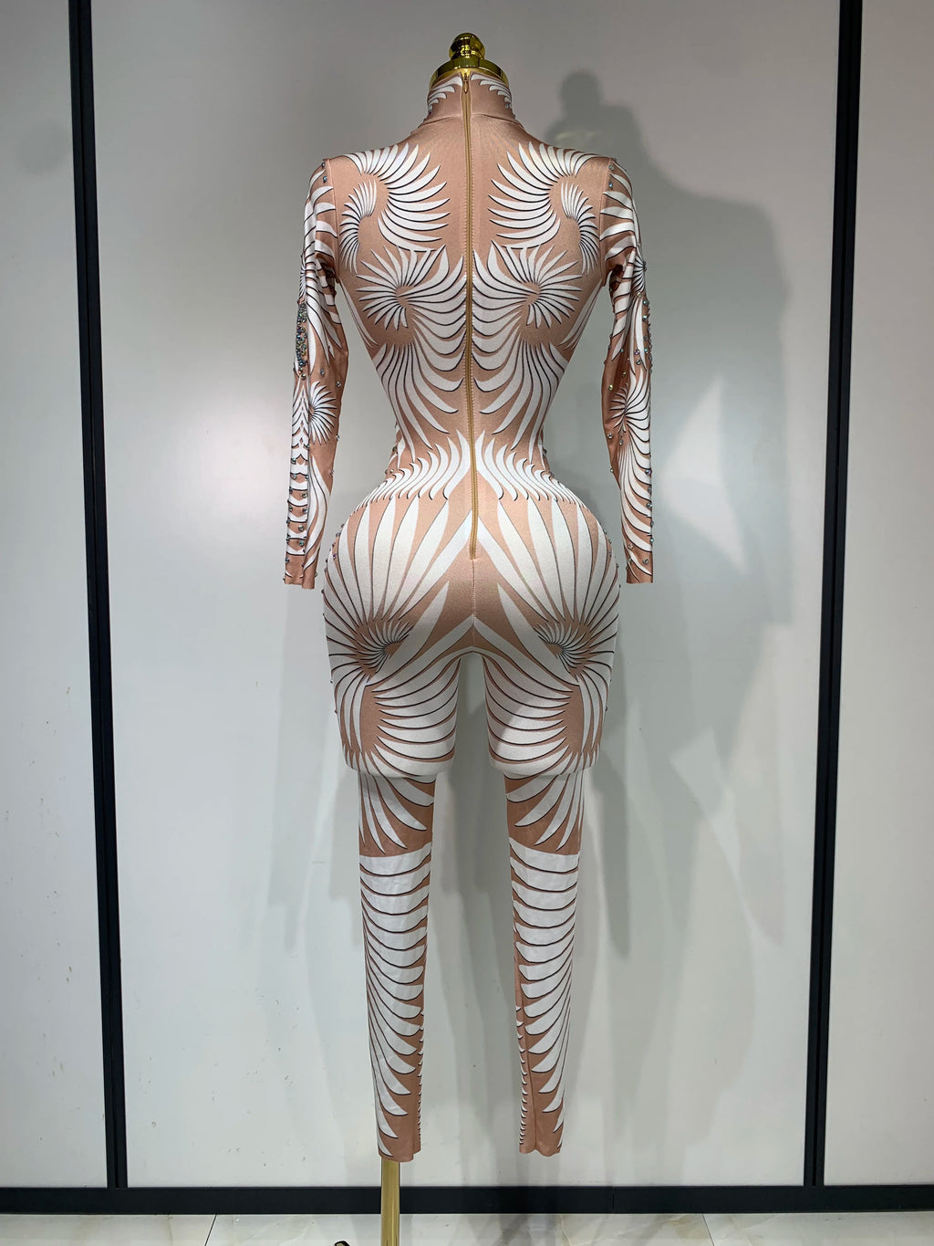 Jumpsuit Malla Diamantes Brillante