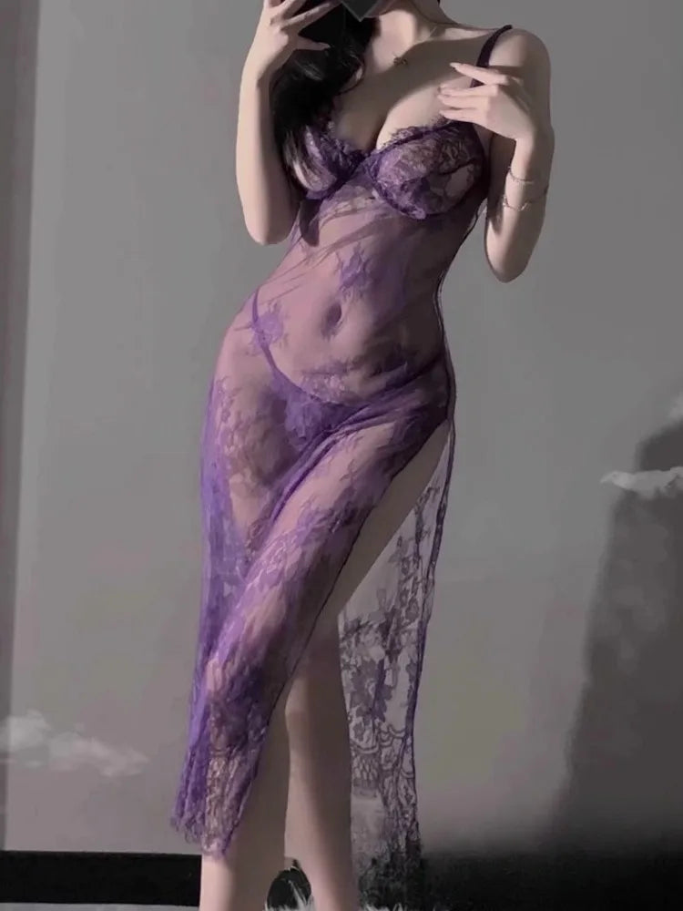 Camisón Transparente Largo